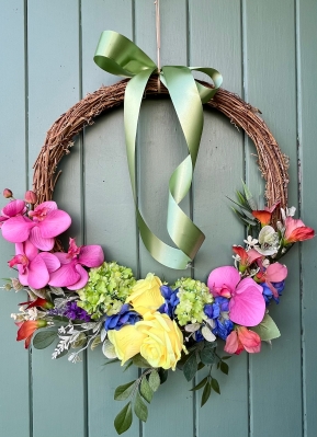 Colour Burst Wreath