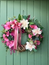 Vibrant Pinks Wreath