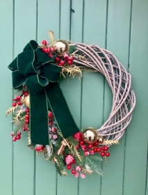 Green Velvet Wreath