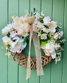 Peaches and Cream Wreath