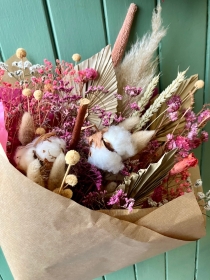 Dried bouquet   pink