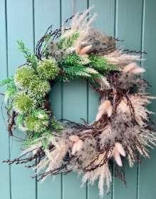 Twig and Grass Wreath.