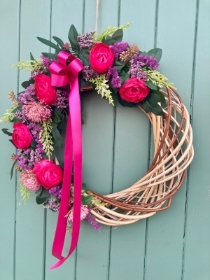 Raspberry Wreath