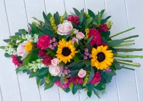 Vibrant funeral sheaf